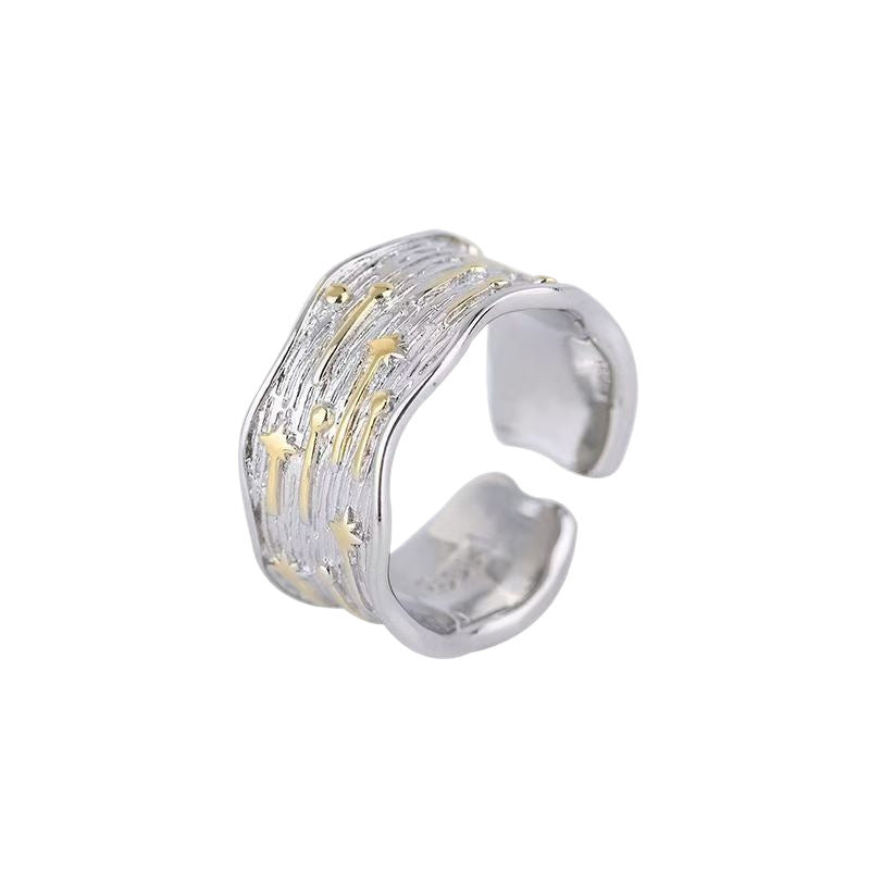 Female Uneven Meteor Shower Ring
