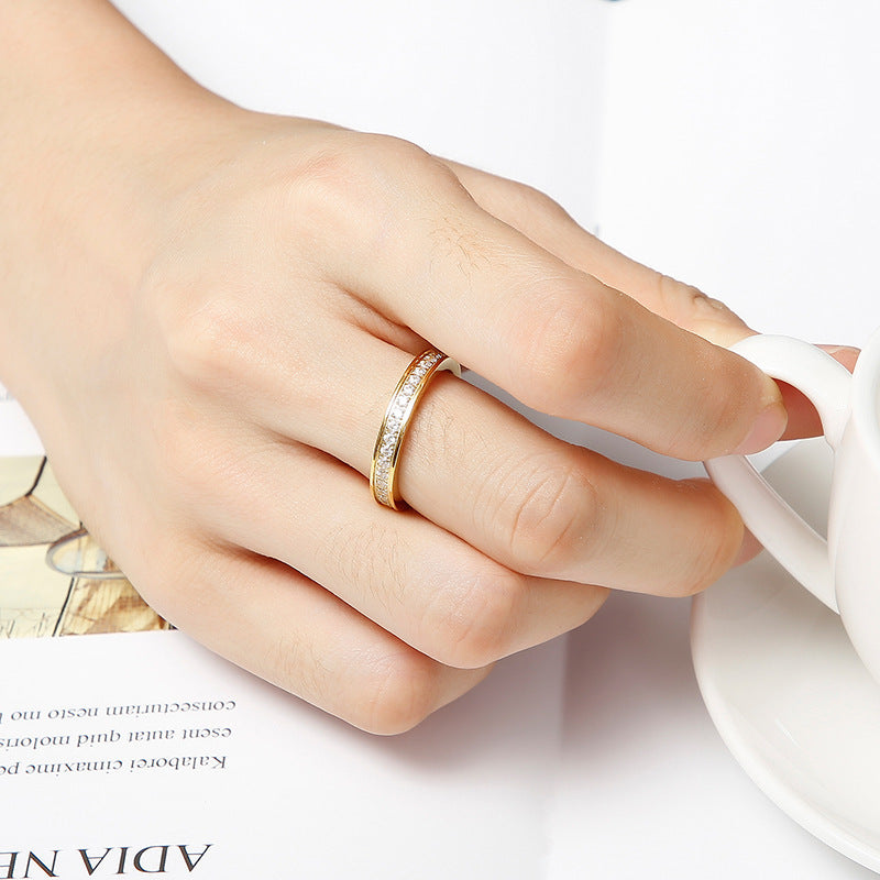 Jewelry Simple Fashion Stainless Steel Ring