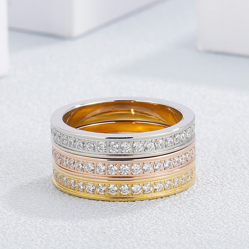 Jewelry Simple Fashion Stainless Steel Ring
