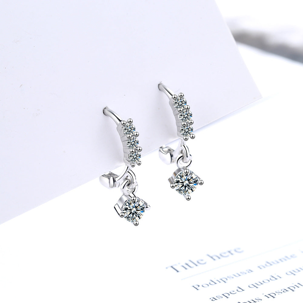 Gang Drill Ear Clip Female Diamond