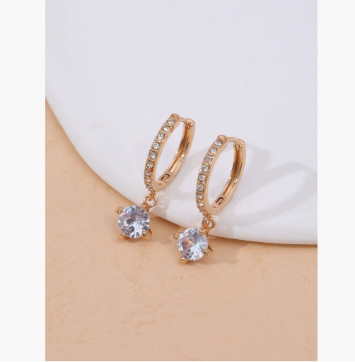 Gang Drill Ear Clip Female Diamond