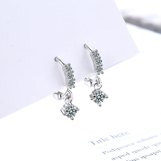 Gang Drill Ear Clip Female Diamond
