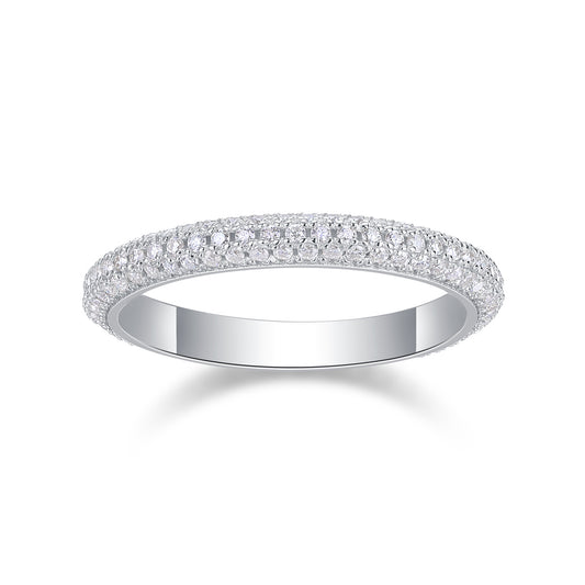 MR.RIGHT- A Fashionable And Luxurious Jewelry Accessory Set With Moissanite S925 Sterling Silver And Platinum-plated Diamond